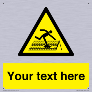 Custom Figure on Roof Sign